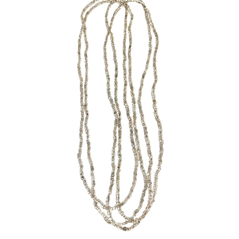 Elegant Vintage Glass‎ Bead Set of 2 Long Layering Necklaces Flapper 20s 30s